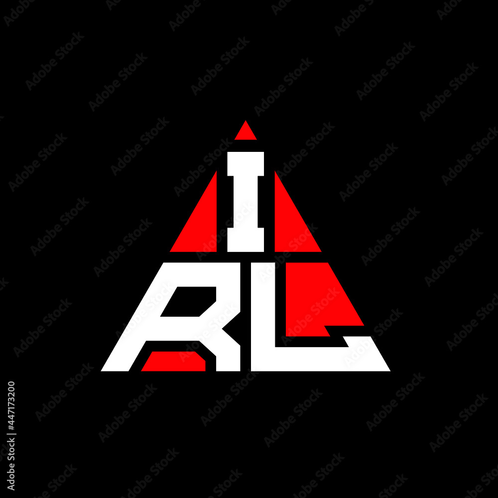 IRL triangle letter logo design with triangle shape. IRL triangle logo design monogram. IRL triangle vector logo template with red color. IRL triangular logo Simple, Elegant, and Luxurious Logo. IRL IRL triangle letter logo design with triangle shape. IRL triangle logo design monogram. IRL triangle vector logo template with red color. IRL triangular logo Simple, Elegant, and Luxurious Logo. IRL
