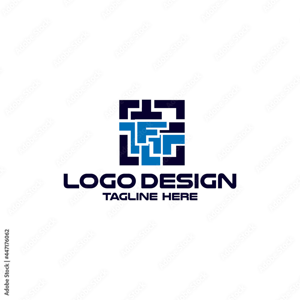 initial letter f abstract vertical line logo vector initial letter f abstract vertical line logo vector