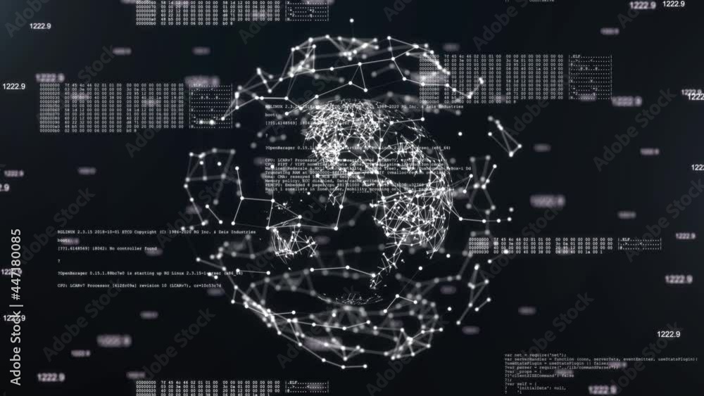 Digital Globe cybersecurity digital futuristic and Cyber technology ...