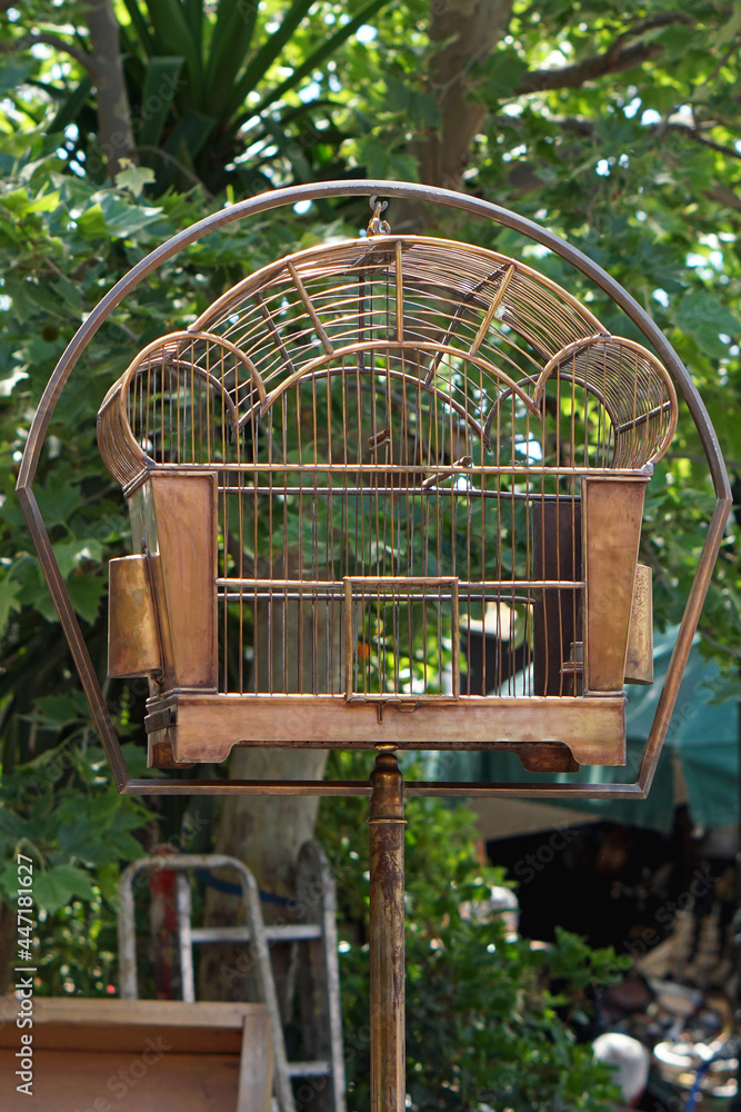 Copper birdcage