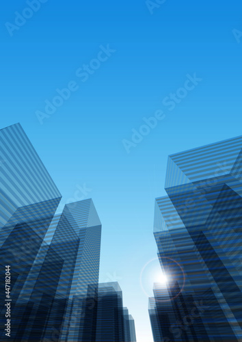 ビルが建ち並ぶ都市のイメージ