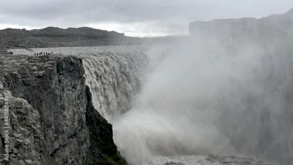 Selfoss Waterfalls in summer season, Iceland Selfoss Waterfalls in summer season, Iceland