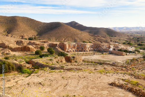 Landscape near Matmata in the south of Tunisia photo