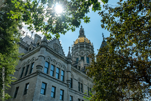 Obraz na płótnie Connecticut State Capitol Building - Hartford, CT w salonie