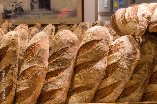 loaves of Baguette bread
