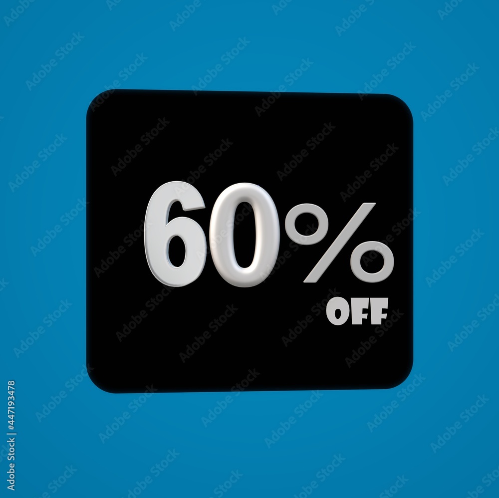 Sale off Blue banner with thirty three percent discount on a black balloon for mega big sales Sale off Blue banner with thirty three percent discount on a black balloon for mega big sales
