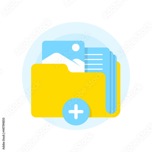 drag and drop, add new file or image concept illustration flat design vector eps10. modern graphic element for landing page, empty state ui, infographic, icon