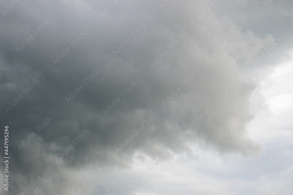 Dark clouds in the sky before a thunderstorm Dark clouds in the sky before a thunderstorm