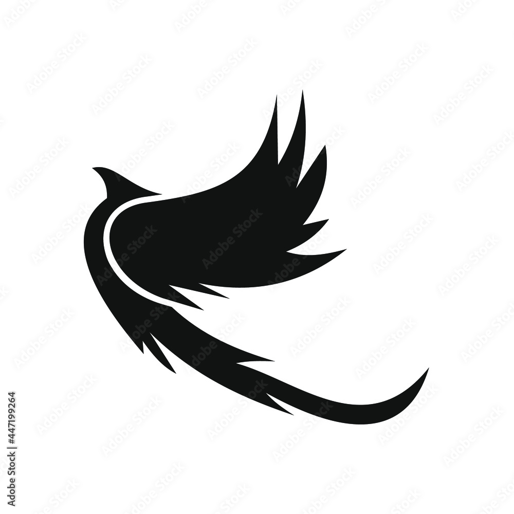 phoenix unique logo design vector template phoenix unique logo design vector template