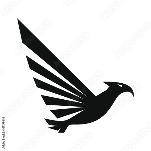 phoenix unique logo design vector template	