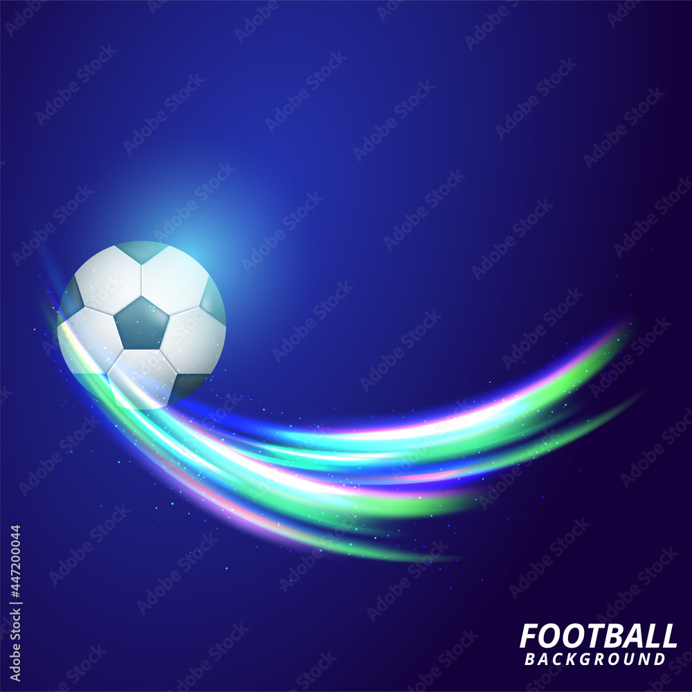Naklejka premium Abstract background with soccer ball