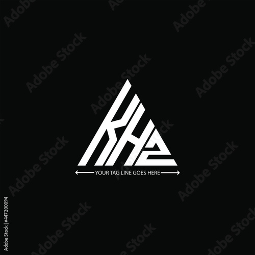 KHZ letter logo creative design. KHZ unique design


 photo