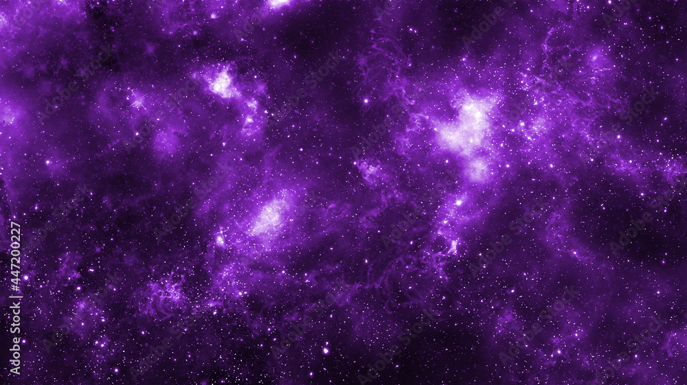 Nebula Space Background Purple
