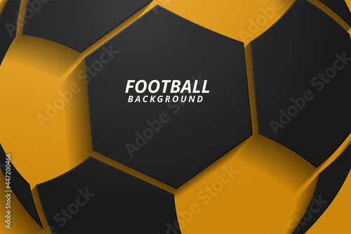 Abstract background with soccer ball