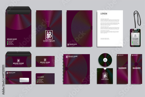 Stationery Corporate Brand Identity Mockup set
