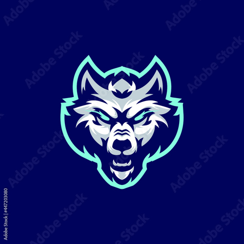 Wolf logo, head wolf, wolf vector