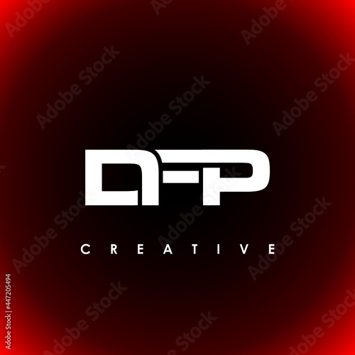 DFP Letter Initial Logo Design Template Vector Illustration