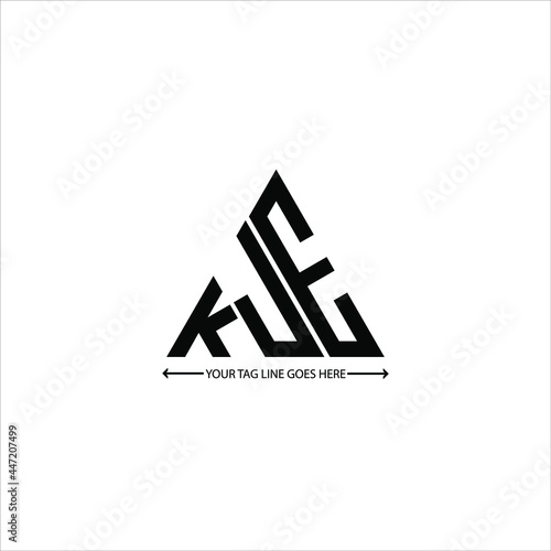 KJE letter logo creative design. KJE unique design
