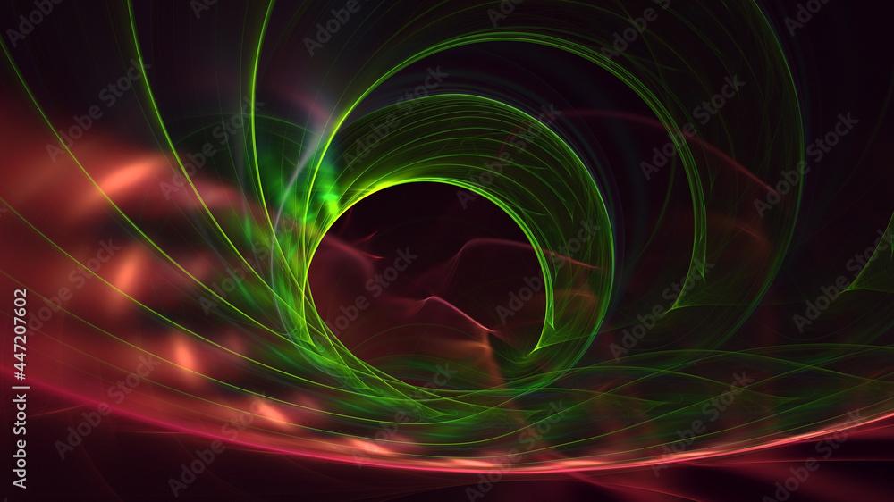 3D rendering abstract multicolor fractal light background 3D rendering abstract multicolor fractal light background