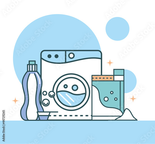 laundry machine and detergent