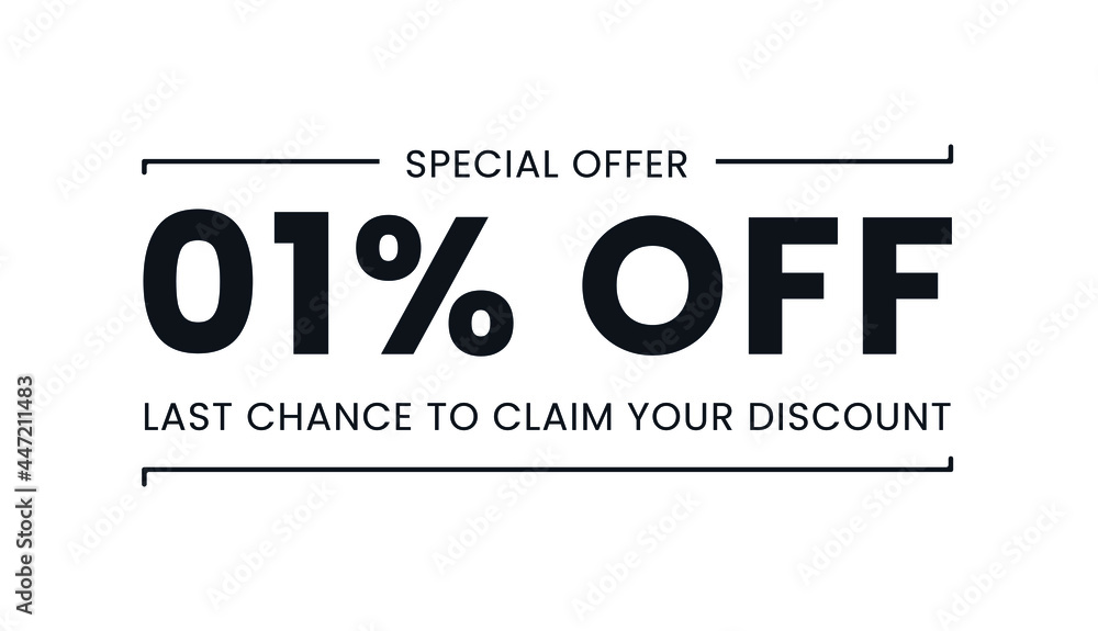 Sale special offer 1% off, last chance to claim your discount Sale special offer 1% off, last chance to claim your discount
