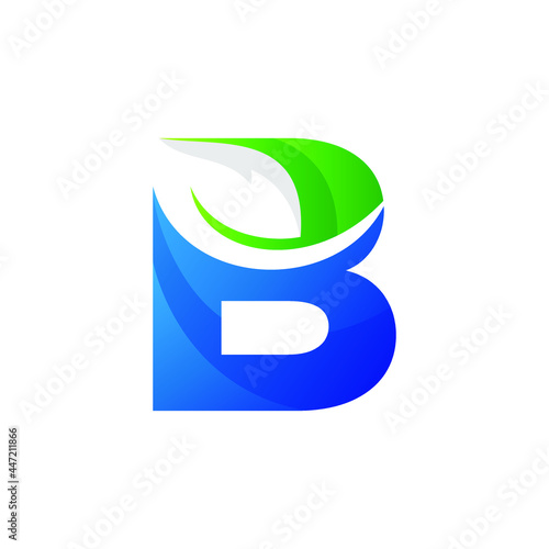 Letter Leaf Logo design