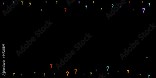 Question marks Quiz, doubt poll query public poll.