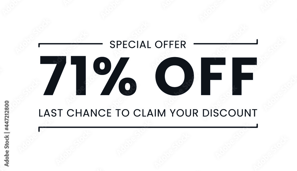 Sale special offer 71% off, last chance to claim your discount Sale special offer 71% off, last chance to claim your discount