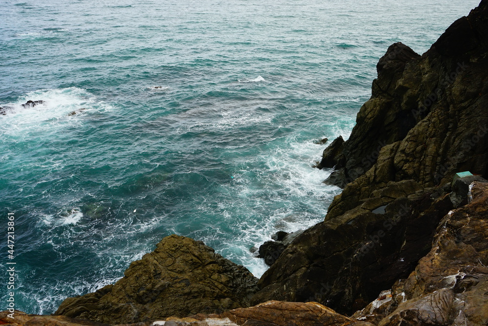 Coastal Cliff, Katsurahama Beach Kochi , Japan - 日本 高知県 桂浜の海 断崖 Coastal Cliff, Katsurahama Beach Kochi , Japan - 日本 高知県 桂浜の海 断崖