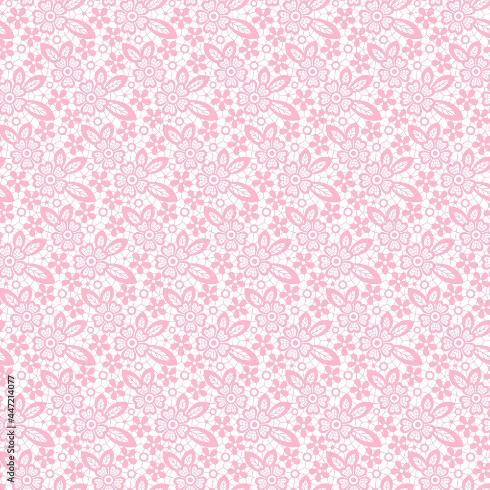 pink lace pattern