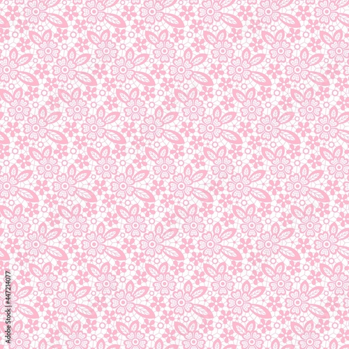 pink lace pattern