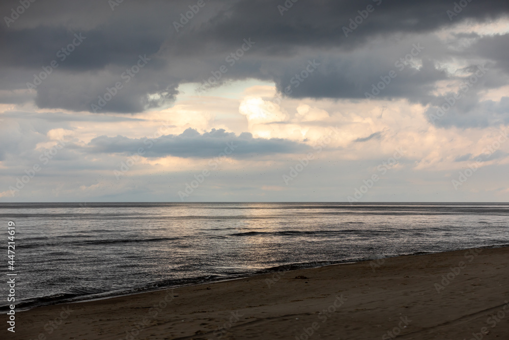 Baltic Sea on a cloudy day