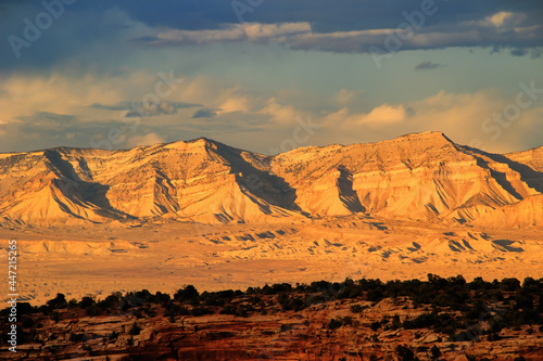 View of Book Cliffs from Colorado National Monument, Grand Junction, USA