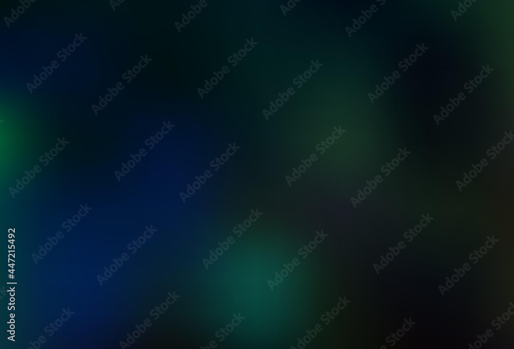 Dark Green vector modern bokeh pattern. Dark Green vector modern bokeh pattern.
