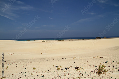 Różnorodny  krajobraz  wyspy Fuerteventura