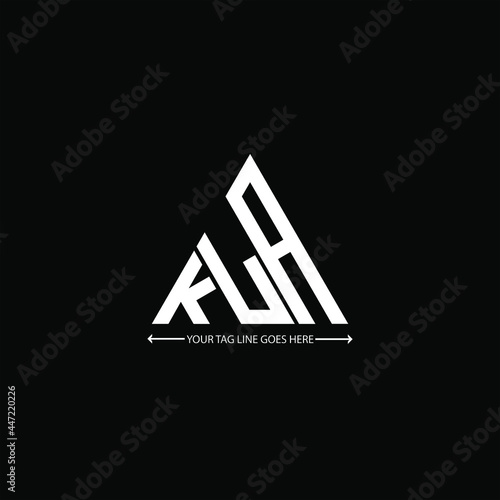 KLA letter logo creative design. KLA unique design