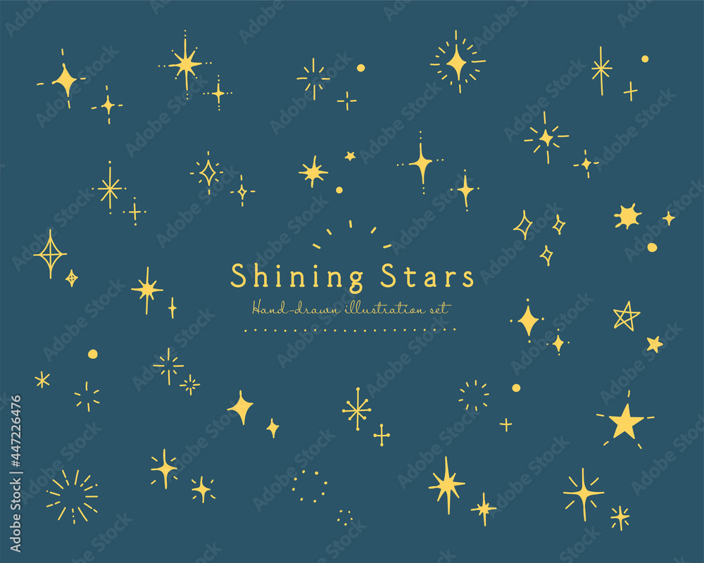 手描きのキラキラや星のイラストセット アイコン 光 輝き シンプル 飾り 装飾 スター 手書き Xpozer 手描きのキラキラや星のイラストセット アイコン 光 輝き シンプル 飾り 装飾 スター 手書き Xpozer