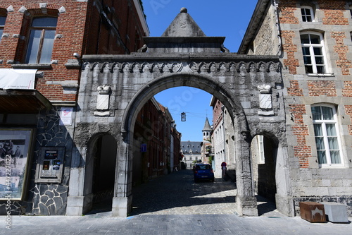 bautiful view of the city of Chimay in Belgium