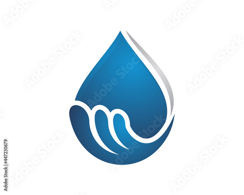 water finger logo template 1