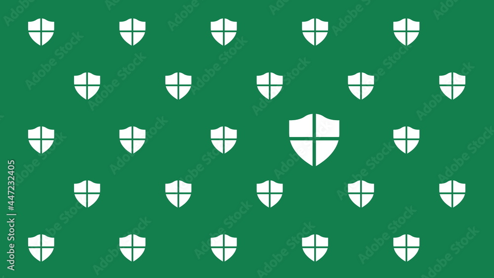Protect Icon Pattern Background