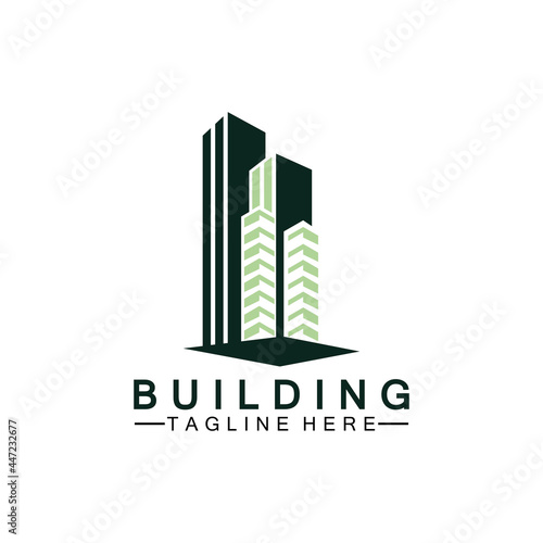 Building logo vector illustration design,Real Estate logo template, Logo symbol icon