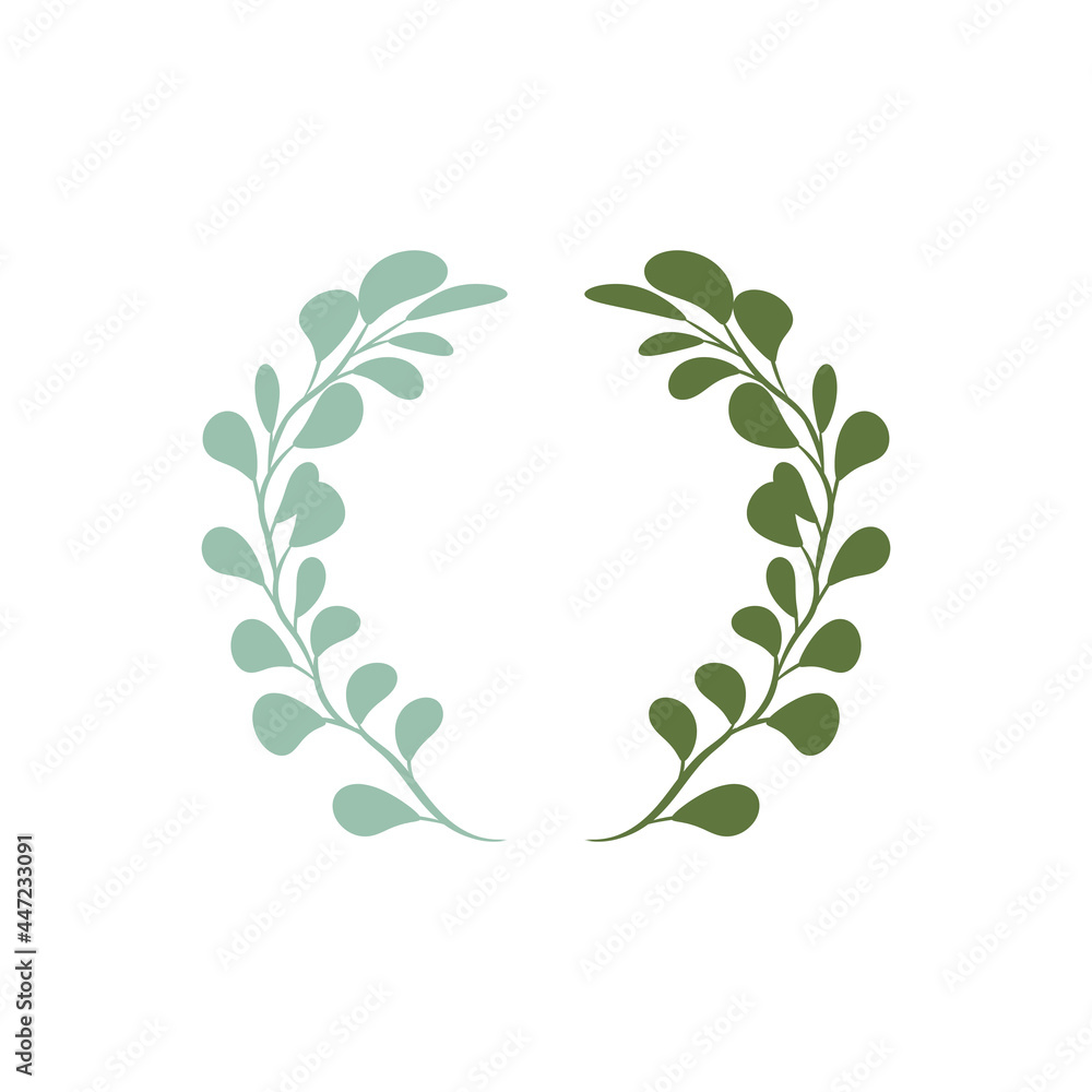 Leaf icon Vector Illustration design Logo template Leaf icon Vector Illustration design Logo template