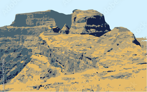 mountain landscape. 