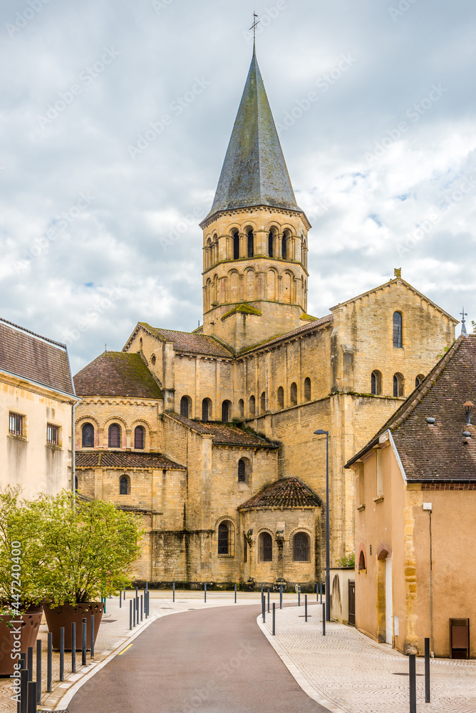View at the Basilica of Sacred Heart of Jesus in Paray le Monial ,France
