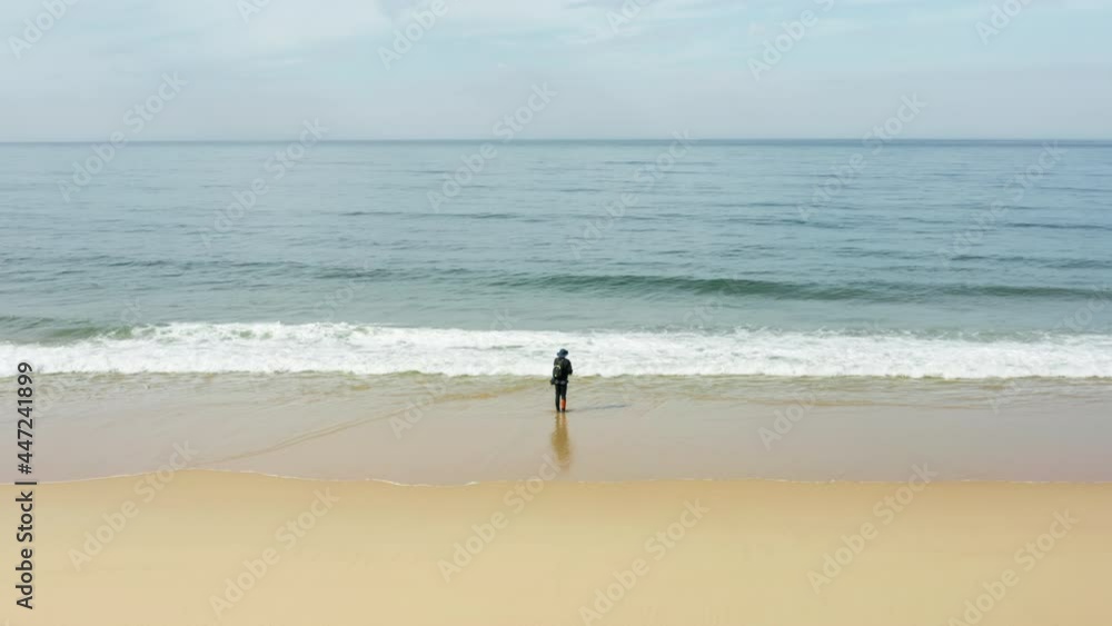 Stretch of golden sand forms a beautiful beach Stretch of golden sand forms a beautiful beach
