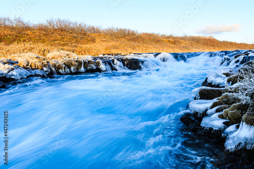 Wasserfall Midfoss, Fluss Bruará, Golden Circle, Südisland