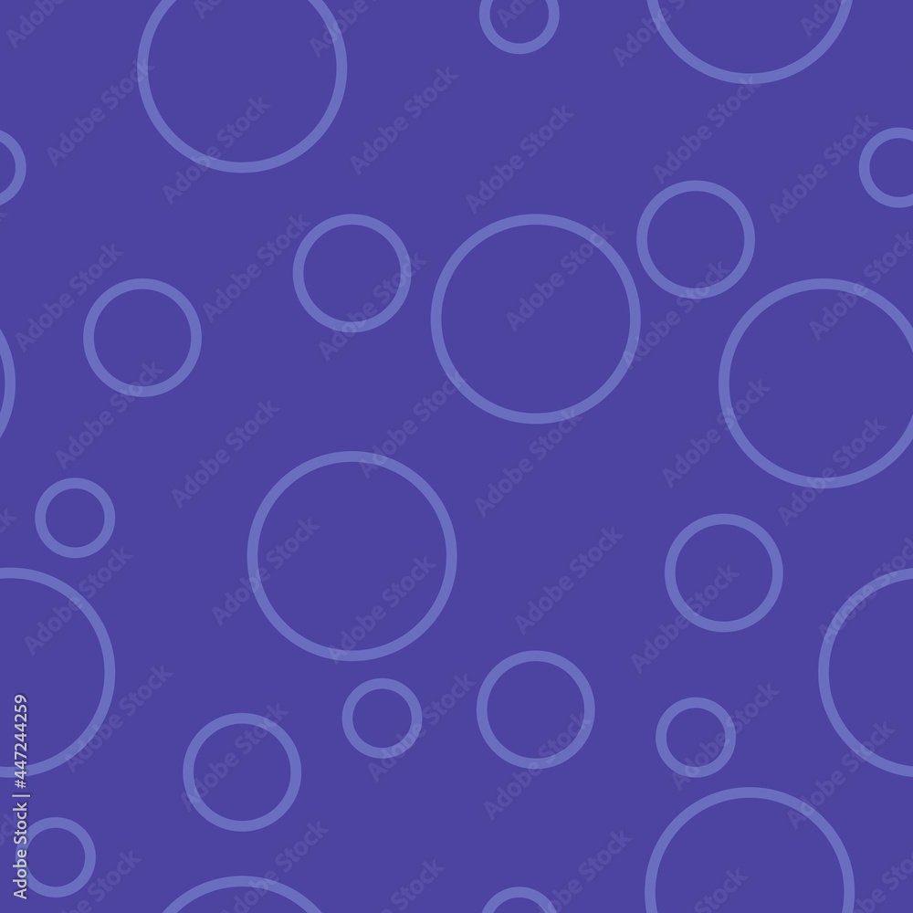 Blue Seamless Pattern. Icon Dynamic composition of figures. Minimal geometric abstract background.