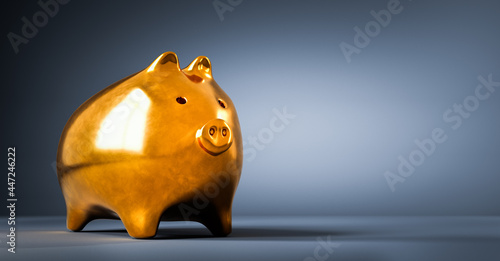 Fotografie Gold piggybank
