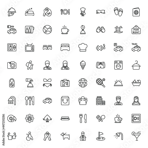 Hotel icons