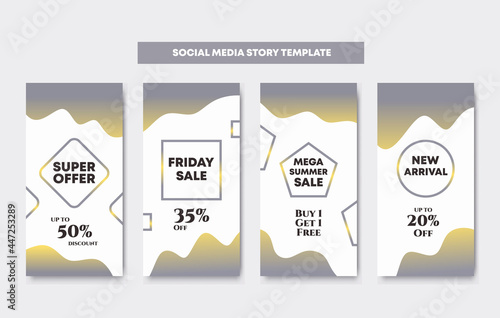 Set 4 of social media stori...